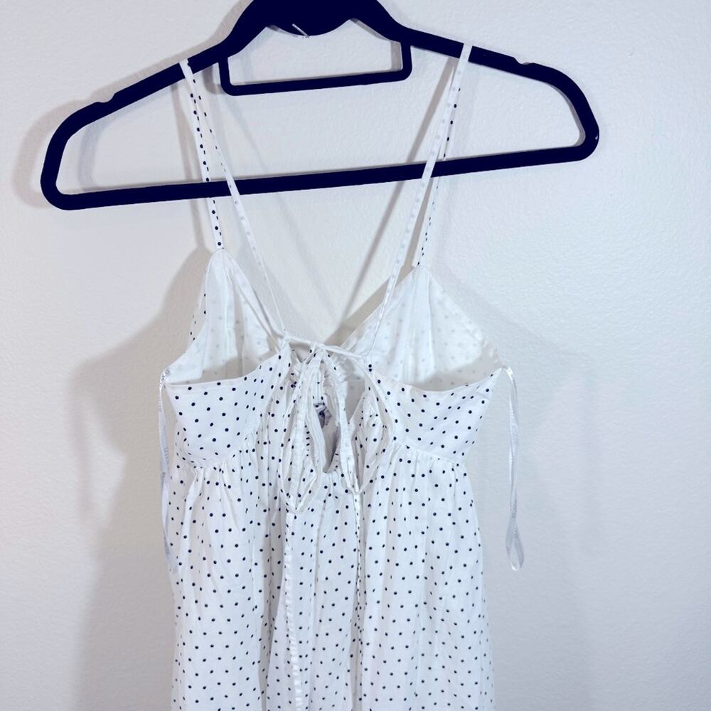 Black Halo White Polka Dot High-Low Sundress - Picture 4 of 5